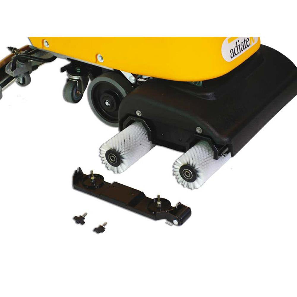 Adiatek Ruby cleaning tool with brushes and wheels on a white background