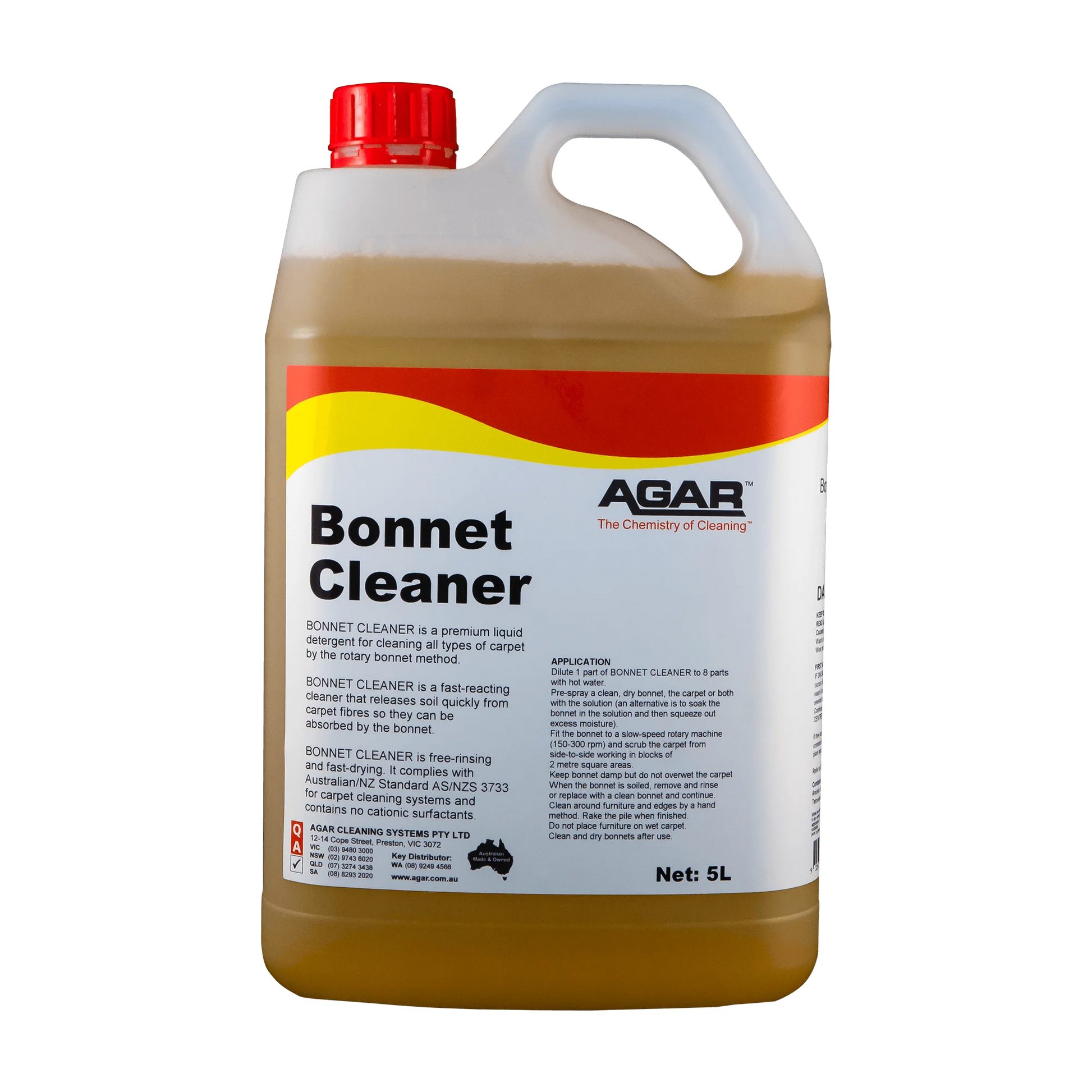 Agar Bonnet Carpet Cleaner 5L
