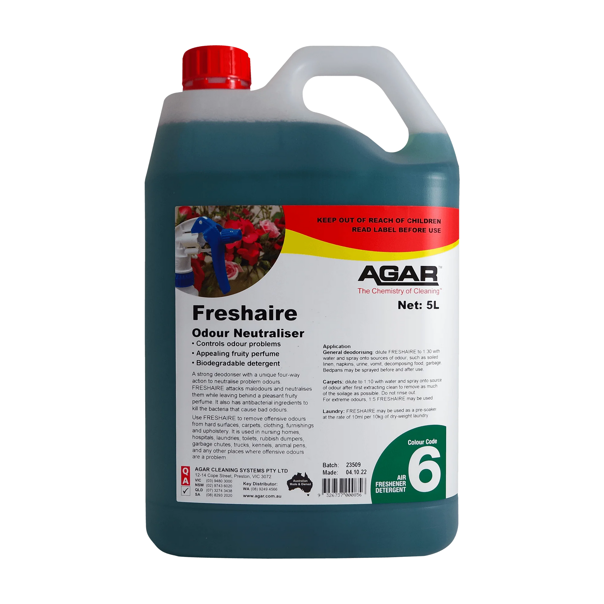 Agar Freshaire Odour Neutraliser container on a white background