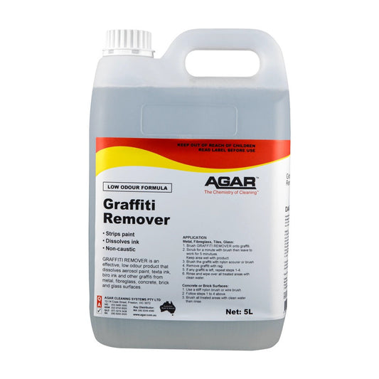 Agar Graffiti Remover container on a white background