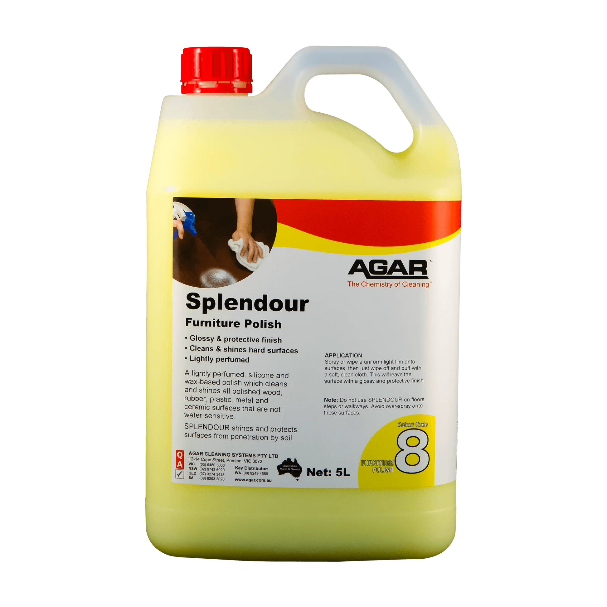 Agar Splendour Furniture Polish 5L