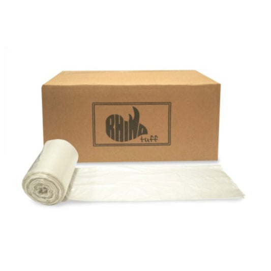 MaxValu Bin Liner 27L Clear - 500 Bags per Box