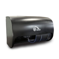 CCS Dual Toilet Roll Dispenser Horizontal Black