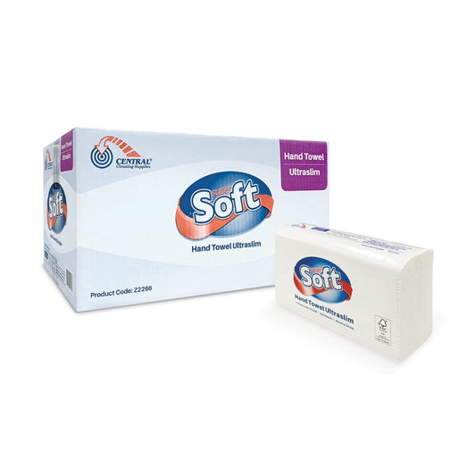 CCS Hand Towel Ultraslim 23.5cm x 24cm 150 sheets 16 packs per Carton