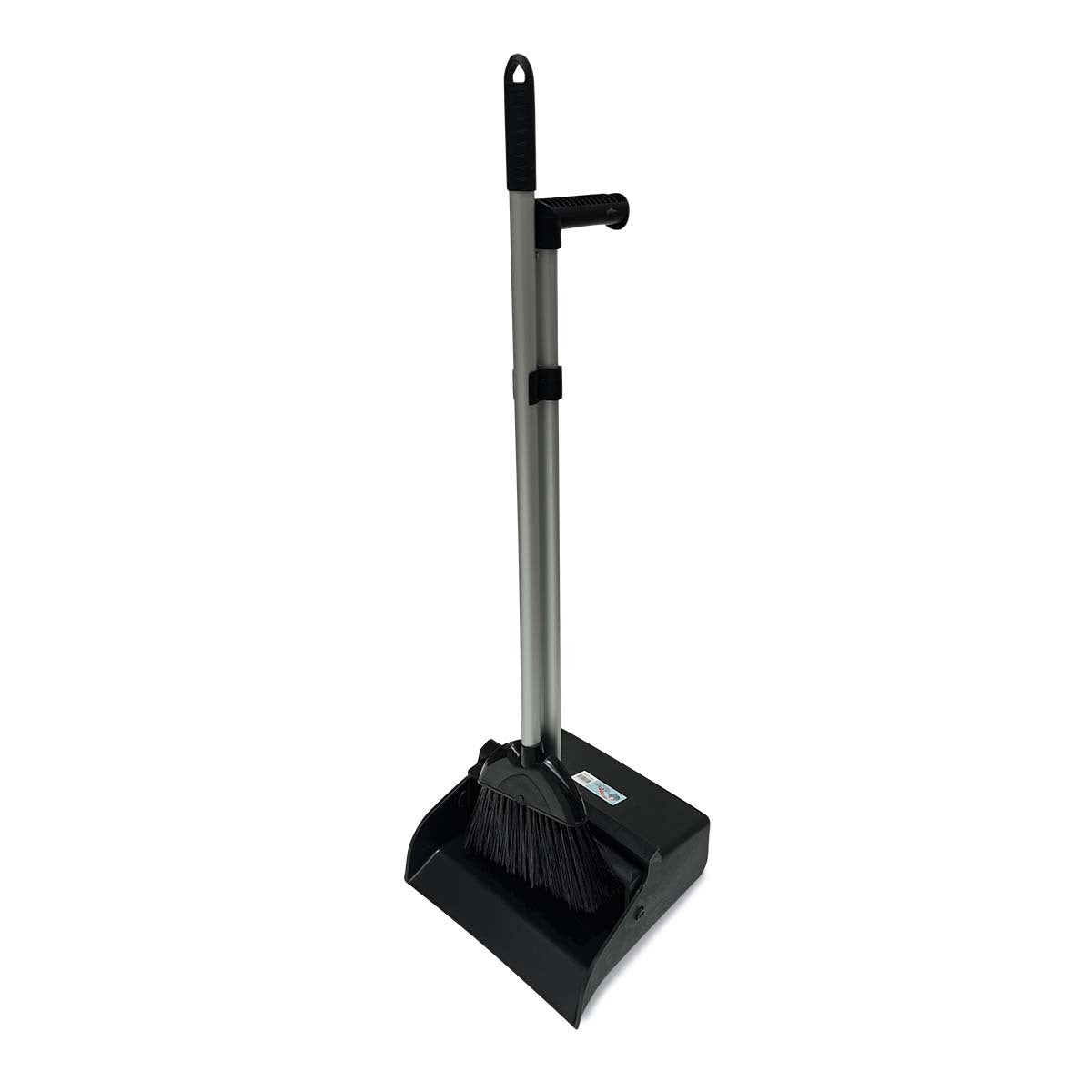 CCS Lobby Dust Pan with Broom Black