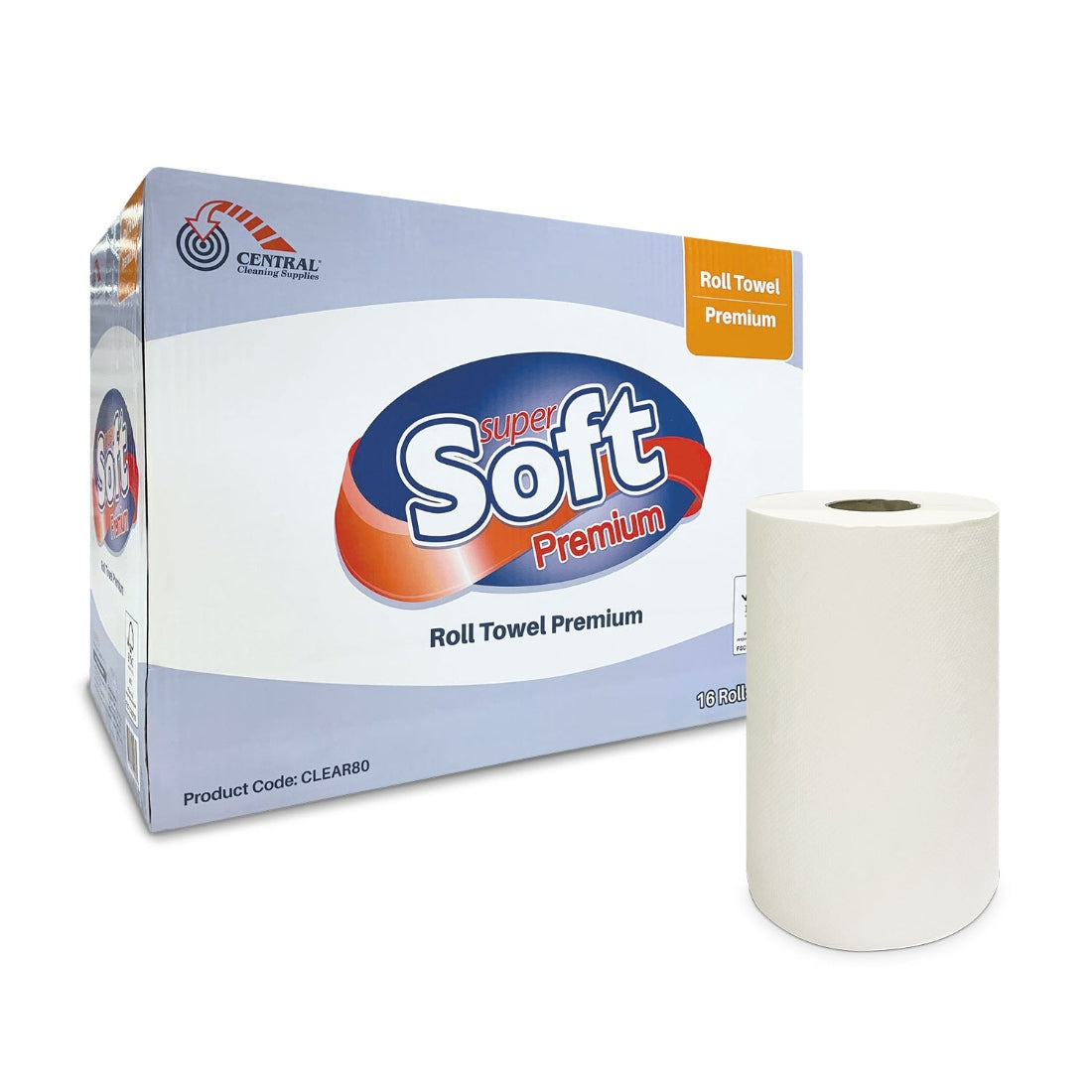 CCS Roll Towel 80m 16 Rolls per Carton