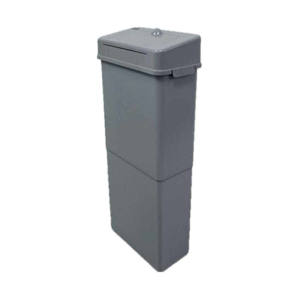Gray Sanitary Bin on a white background