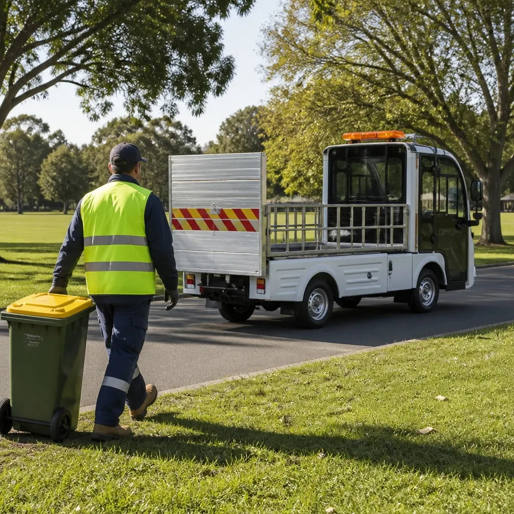 Camill Electric 2 Seat Garbage Truck