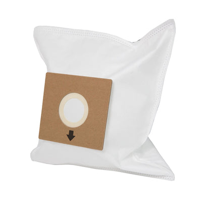 White Vacuum Cleaner Bags on a white background