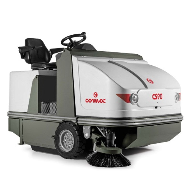 Cormac CS90 floor cleaning machine on a white background
