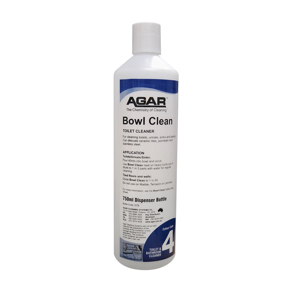 Bottle of Agar Bowl Clean on a white background