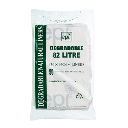 EPI Bin Liner 82L Degradable 250 per Carton