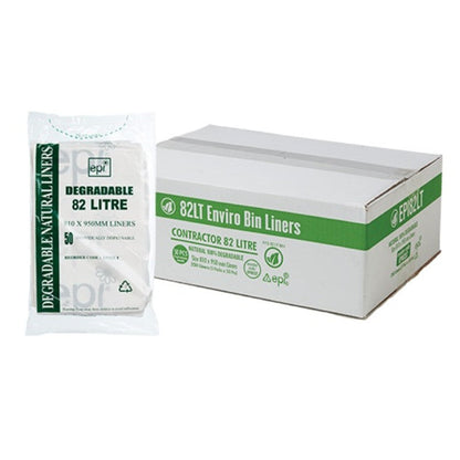 EPI Bin Liner 82L Degradable 250 per Carton