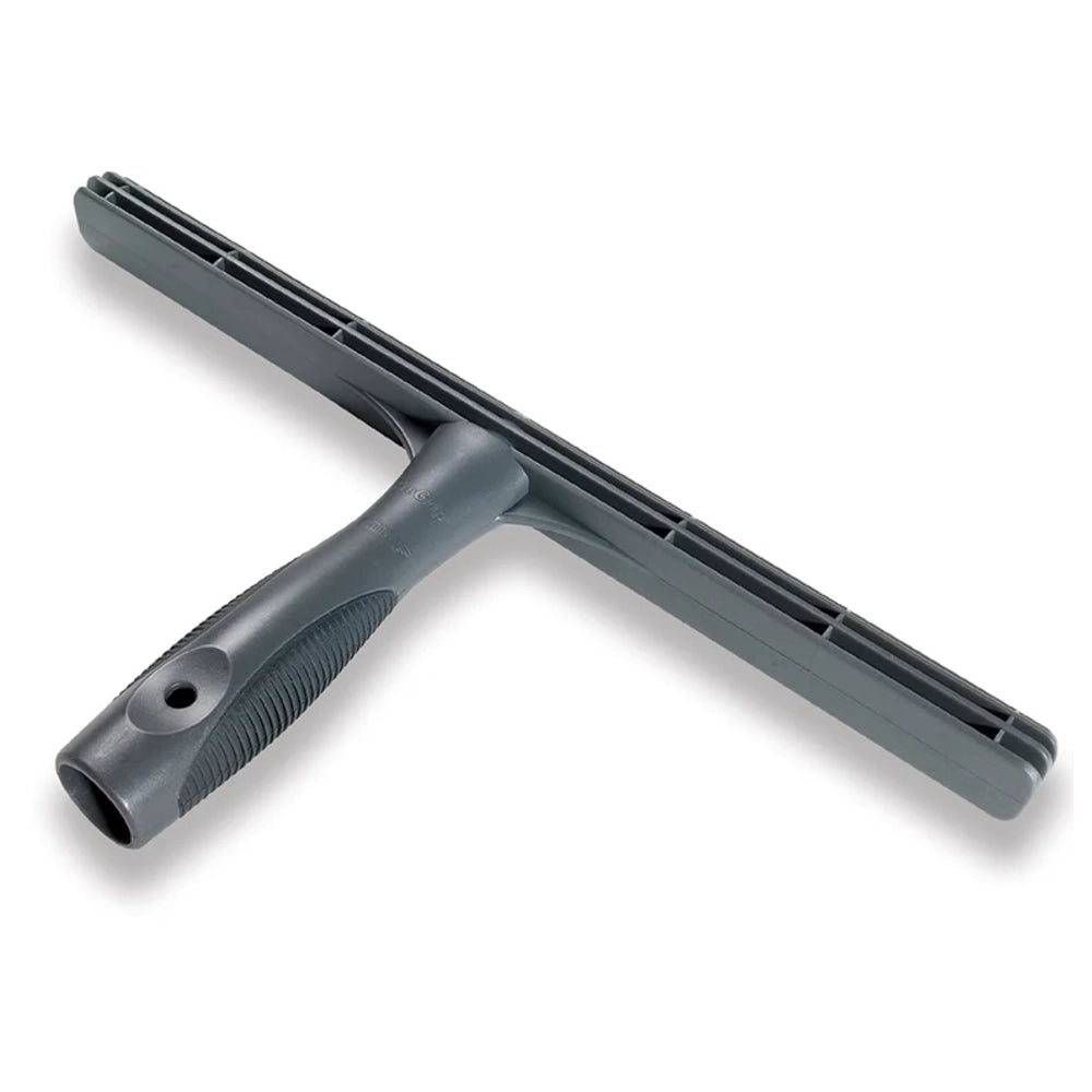 Gray squeegee on a white background
