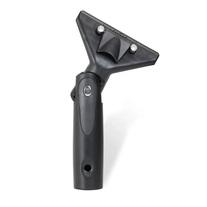 Black squeegee on a white background