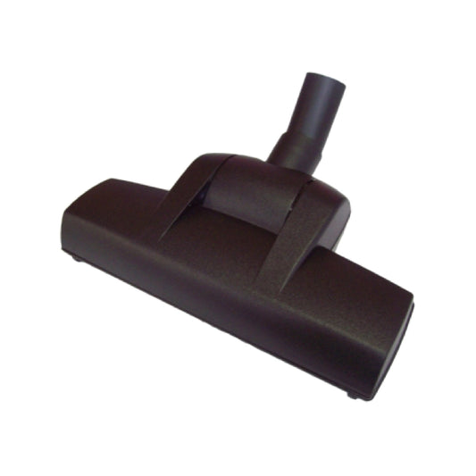 Black vacuum cleaner head on a white background