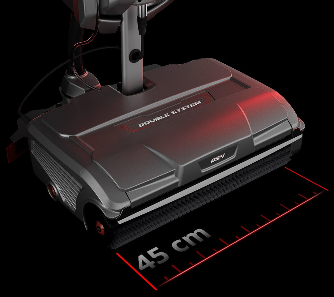 Floorwash DS4 Floor Scrubber Dryer on a black background