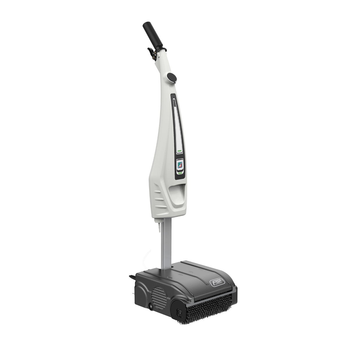 White and black Floorwash F25 floor scrubber dryer machine on a white background