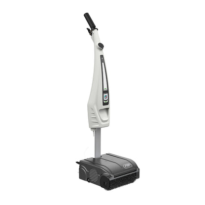 White and black Floorwash F25 floor scrubber dryer machine on a white background