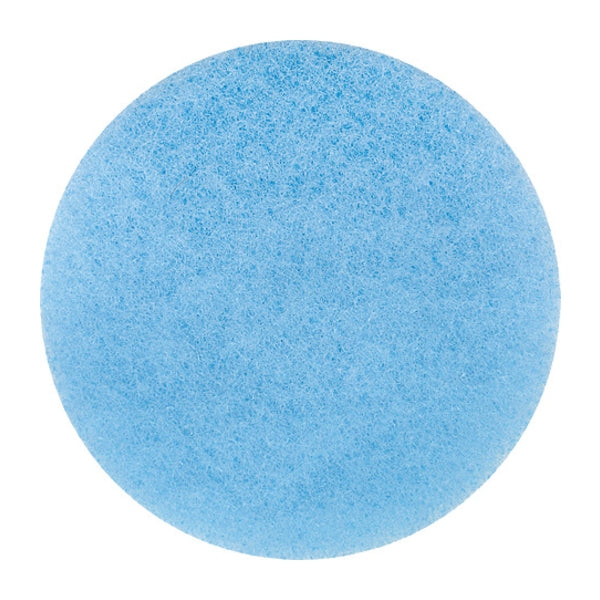 Blue floor pad on a white background