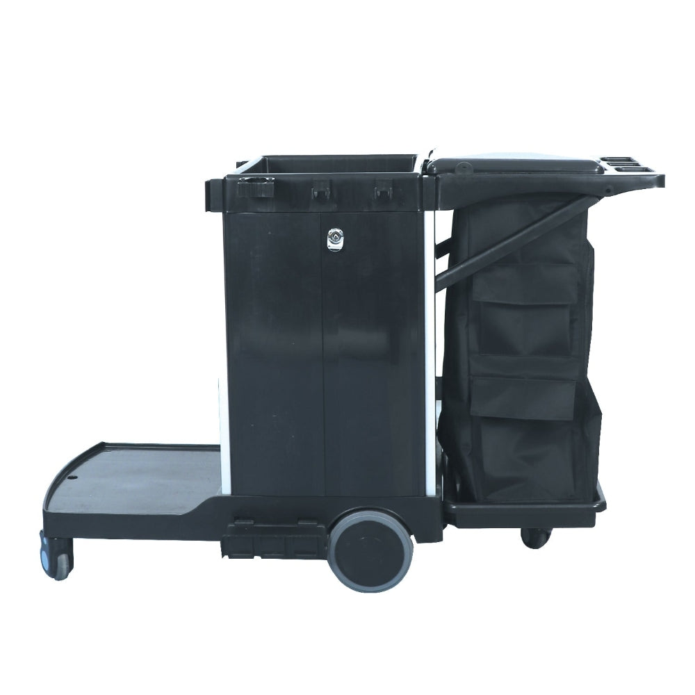 Janitor Cart Black Premium
