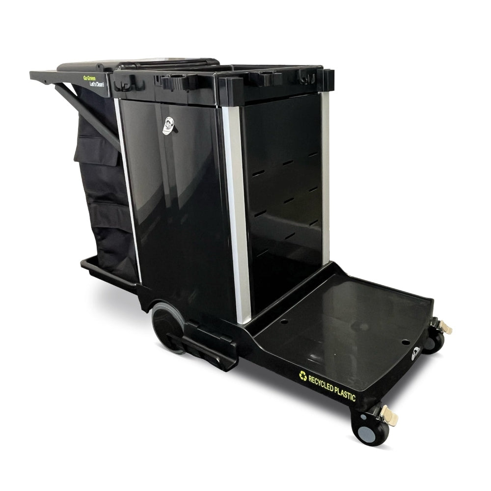 Janitor Cart Black Premium