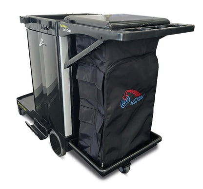 Janitor Cart Black Premium