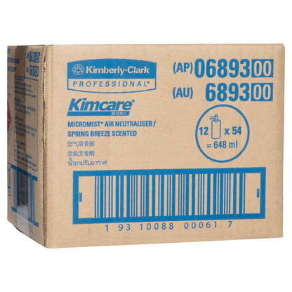 Kimberly-Clark Kimcare air freshener box on a white background