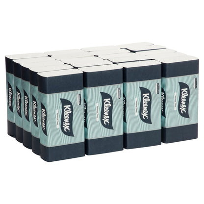 Multiple boxes of Kleenex facial tissues on a white background