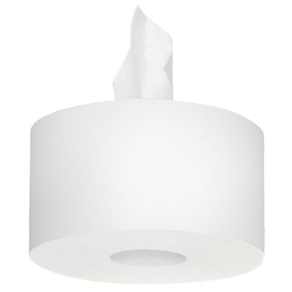 White Kleenex Toilet Tissue Centre Pull on a white background