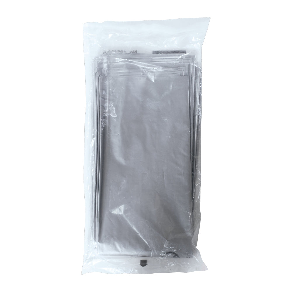 Clear plastic bag containing Maikta Plastic Liner Bag on a white background