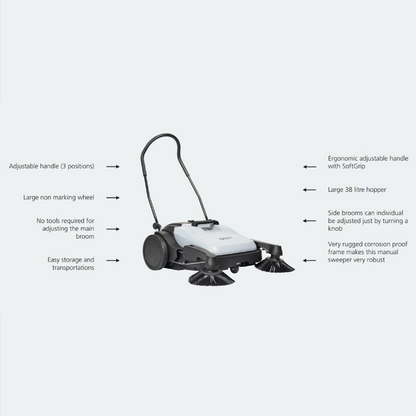 Nilfisk SW250 Walk Behind Sweeper