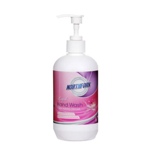 Northfork liquid hand wash bottle on a white background
