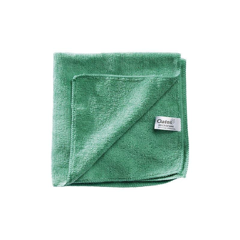 Oates Duraclean Bulk Textile Microfibre Cloth Green