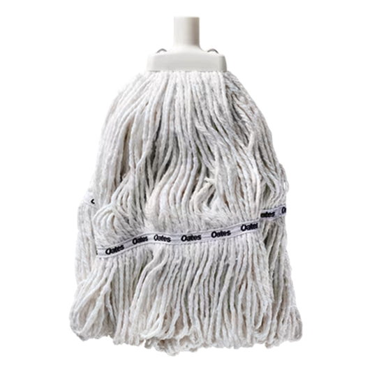 White mop head on a white background