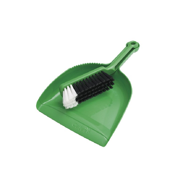 Oates Dustpan and Bannister Set Green