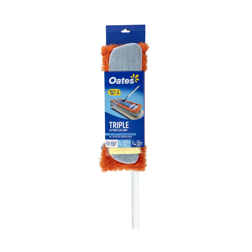 Oates Triple Action Flat Mop in Packaging