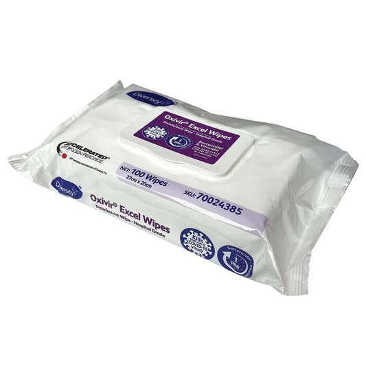 Oxiver Excel Wipes 100 Pack