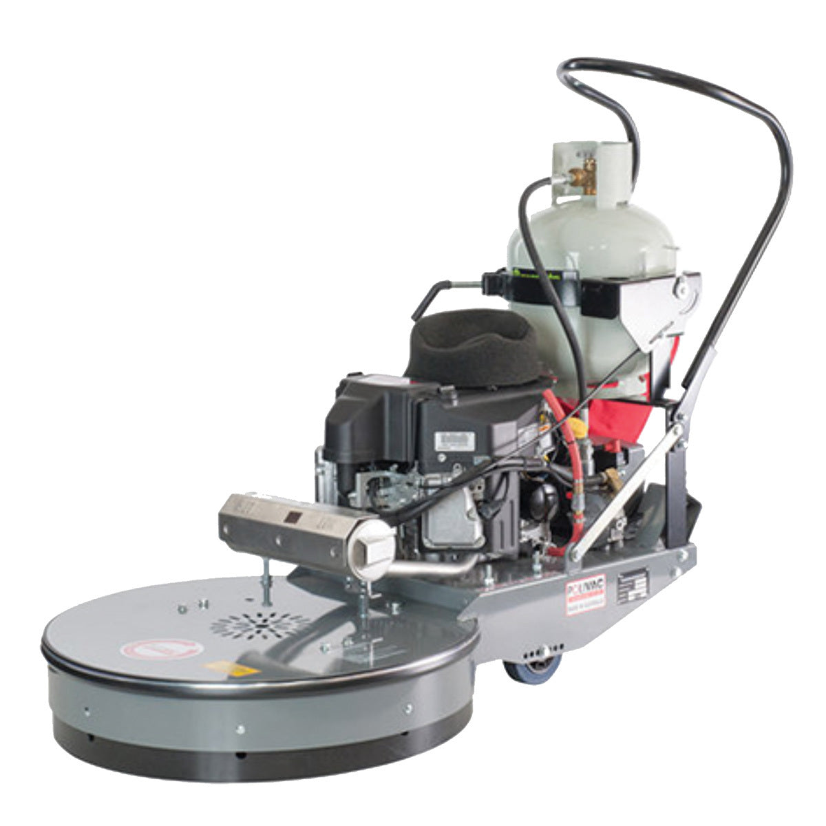 Gas Burnisher floor cleaning machine on a white background