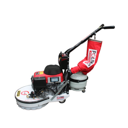 Polivac Gaz 16” Gas Burnisher with a red and black handle on a white background