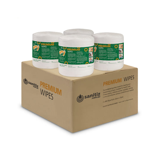 Premium Antibacterial Wipes 4 Rolls