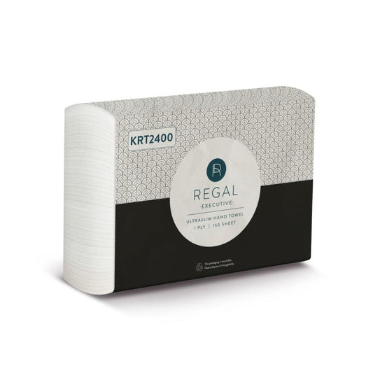 Regal Executive ultra-slim hand towel on a white background