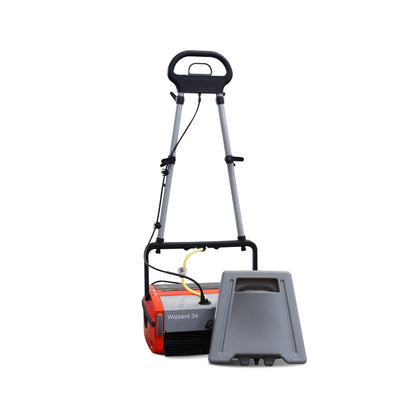 Floor Scrubber with 'Wizzard 34' branding on a white background