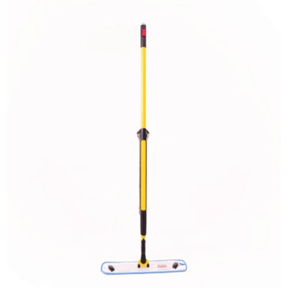 Pulse Mop with yellow handle and blue base on a white background