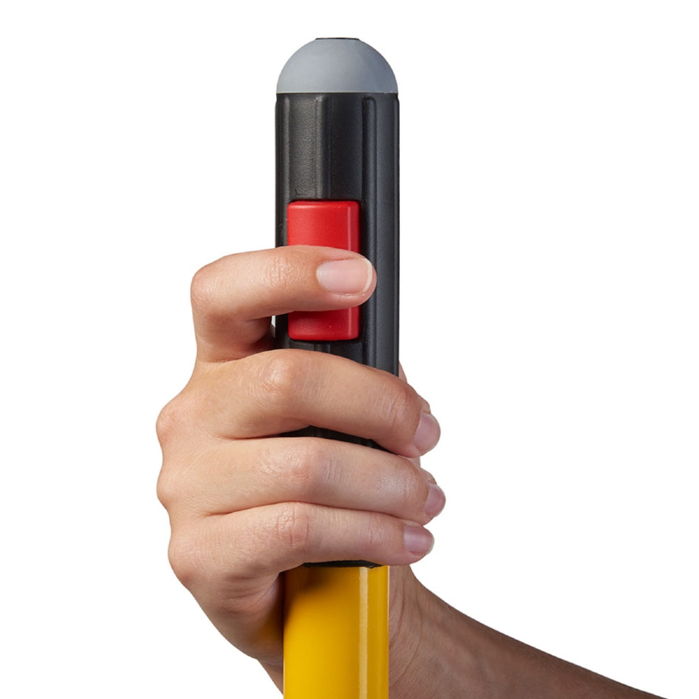 Hand holding a Pulse Mop with a white background