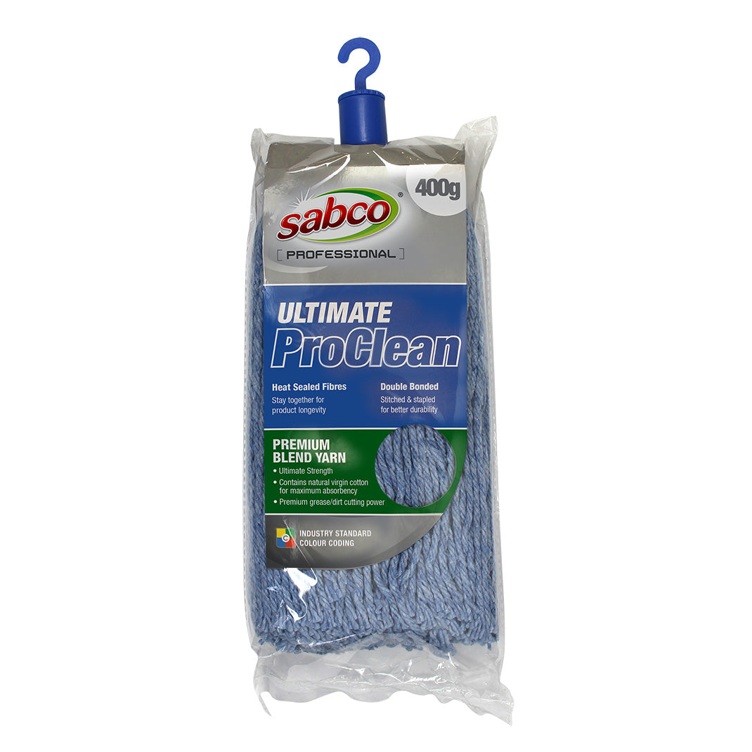 Sabco Ultimate ProClean mop head packaging on a white background