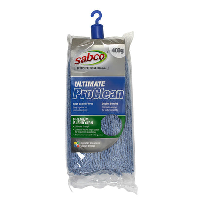 Sabco Ultimate ProClean mop head packaging on a white background