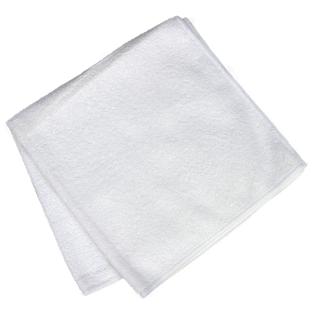 White towel on a white background