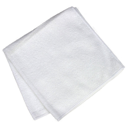 White towel on a white background