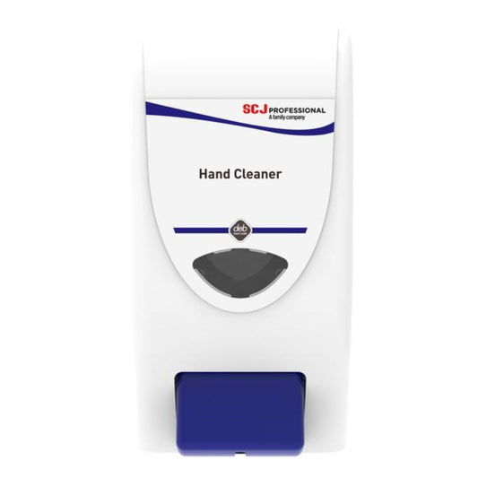 Hand cleaner dispenser with SCJ Professional logo on a white background
